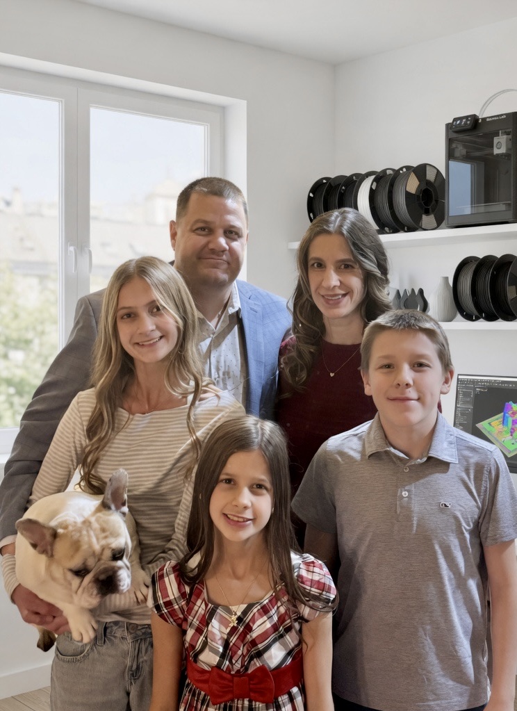 The Roc 3D Printing family in the Spencerport workshop